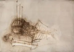 Ohne Titel by Walter Pichler, 1979, drawing, offered Mar 2025