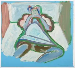 Ohne Titel (Liegende) by Norbert Tadeusz, oil, offered Mar 2025