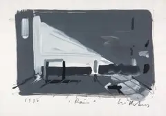 Raum by Eberhard Günther Willikens, 1990, gouache, offered Mar 2025