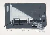 Raum by Eberhard Günther Willikens, 1990, gouache, offered Mar 2025