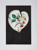 Cœur de Fraises by Salvador Dalí, 1970, color lithograph, sold Sep 2025