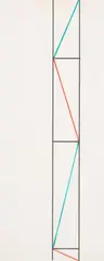Ohne Titel (Konstruktive Komposition) by Camille Graeser, 1975, ink, offered Sep 2025