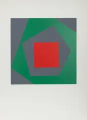 Ohne Titel by Johannes Itten, screenprint, offered Sep 2025