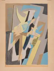 Danseuse by Gino Severini, 1957, color lithograph, sold Sep 2025