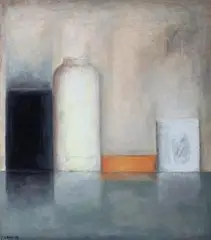 Cipressa by Peter Herkenrath, oil on canvas, sold Sep 2025