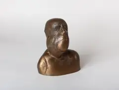 Kopf vom alten Mann by Waldemar Otto, bronze, sold Sep 2025