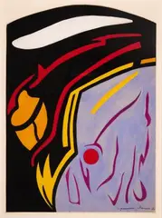 Ohne Titel by Geneviève Claisse, 1956, watercolor, sold Sep 2025