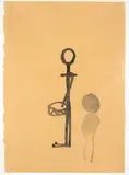 Trommler by Felix Droese, 1982, ink, sold Sep 2025