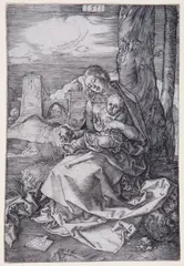 Maria mit der Birne by Albrecht Durer, 1511, engraving, sold Mar 2026