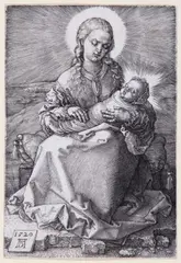 Die Jungfrau mit dem Wickelkind by Albrecht Durer, 1520, engraving, sold Mar 2026