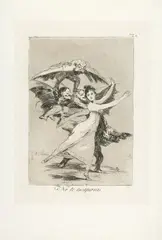 No te escaparàs (Bl by Francisco Goya y Lucientes, etching, sold Mar 2026