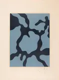 Relief II (aus: XXe siècle) by Hans Arp, 1954, color woodcut, sold Mar 2026
