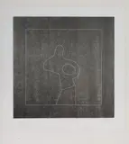 Der gute Kaspar by Hans Arp, 1950, woodcut, sold Mar 2026