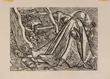 Der göttliche Bettler by Ernst Barlach, 1922, woodcut, sold Mar 2026