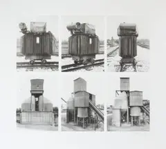 Transformator - Silo by Bernd und Hilla Becher, 1971, lithograph, sold Mar 2026