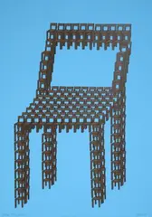 Feierabend by Thomas Bayrle, 1970, screenprint, sold Mar 2026