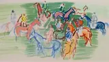 Paddock by Raoul Dufy, color lithograph, offered Mar 2026