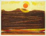 Le soleil rouge by Max Ernst, 1969, screenprint, sold Mar 2026