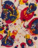 Pasadena Box by Sam Francis, 1963, color lithograph, sold Mar 2026