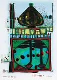 10002 nights Homo Humus by Friedensreich Hundertwasser, 1984, lithograph, sold Mar 2026