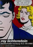 Deichtorhallen, Hamburg (Forget it! Forget me!) by Roy Lichtenstein, 1995, offset lithograph, offered Mar 2026