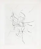 Ohne Titel (Raumlinien) by Norbert Kricke, 1957, drypoint, sold Mar 2026