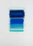 Lichtchromatik in Blau by Heinz Mack, 1988, screenprint, sold Mar 2026