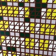 Seagram (with flourescents) by Sarah Morris, 2000, screenprint, sold Mar 2026