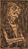 Hexe (um 1910) by Christian Rohlfs, woodcut, sold Mar 2026