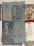 Back out (aus: Suite of Nine Prints) by Robert Rauschenberg, 1979, lithograph, sold Mar 2026