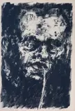Mann mit Pfeife (Selbstbildnis) by Karl Schmidt-Rottluff, 1907, lithograph, offered Mar 2026