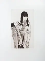 Peruanerin by Christian Schad, 1974, etching, offered Mar 2026