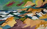 Dünenlandschaft by Hans Christoph, oil on canvas, sold Mar 2026