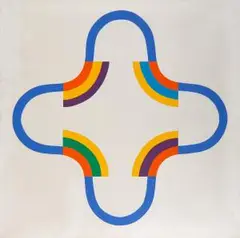 4 Puntos Magneticos by Victor Magariños, oil on canvas, sold Mar 2026