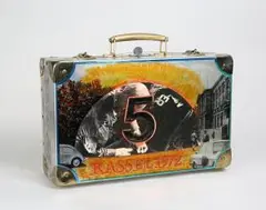 Documenta Koffer by Edward Kienholz, 1973, collage, sold Mar 2026