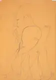 Ohne Titel by Horst Antes, 1965, pencil, sold Mar 2026