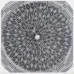 Geometrisches Zentral-Motiv by Ludwig Wilding, 1992, screenprint, offered Mar 2026