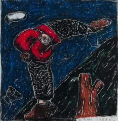 3 Pieds by Jean-Charles Blais, 1984, oil, sold Mar 2026