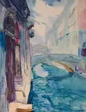 Ohne Titel (Venedig) by Philipp Franck, 1925, watercolor, offered Mar 2026