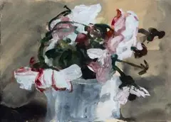 Rosen by Klaus Fußmann, 1984, watercolor, sold Mar 2026