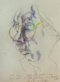 Selbstbildnis by Horst Janssen, 1985, pencil, sold Mar 2026