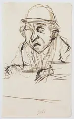 An der Theke by Karl Hubbuch, ink, offered Mar 2026