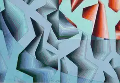 Studie Form-Feld by Kurt Kranz, 1992, watercolor, offered Mar 2026