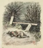 Der Betrunkene by Alfred Kubin, 1929, watercolor, sold Mar 2026