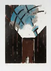 Ohne Titel by Heribert Ottersbach, 1989, watercolor, offered Mar 2026
