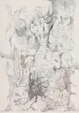 Empfindsamer Report by Bernard Schultze, 1968, pencil, offered Mar 2026