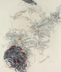 Ohne Titel by Hann Trier, 1965, watercolor, offered Mar 2026