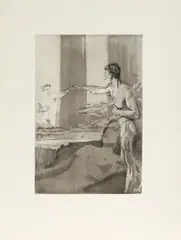 Philosoph (Aus: Vom Tode II by Max Klinger, etching, sold Sep 2026