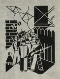 Spartakusbund by Gerd Arntz, 1926, woodcut, sold Sep 2026