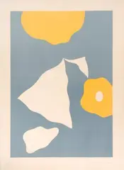 Constellation von fünf Formen by Hans Arp, 1956, color lithograph, sold Sep 2026